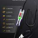 Automotive Test Light with 3-120V LED Digital Voltage Display, Auto Circuit Tester with Voltmeter & Dual Color Polarity Indicate, Electric Test Pen w/Stainless Probe for Car/Truck/SUV Checker