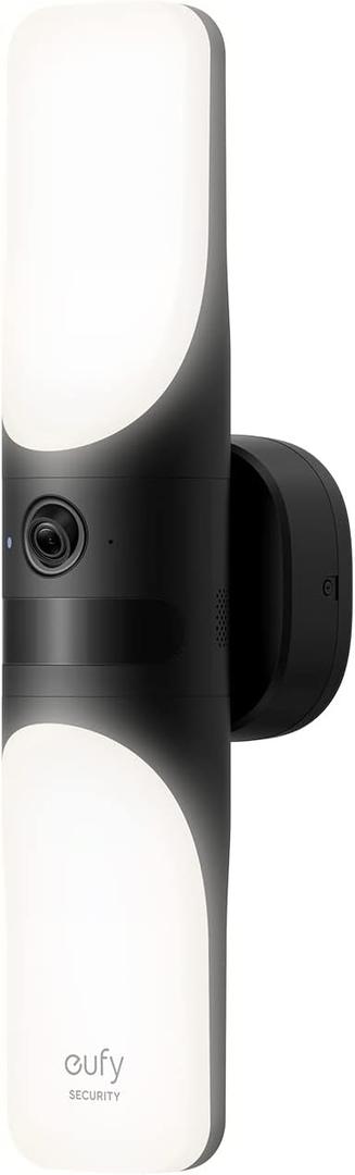 eufy Security Wired Wall Light Cam S100, Outdoor Wall Camera, Telecam. 2K Light 1200 Lumens, Color Night Vision, Motion Activated Light, Smart AI Detection, No Monthly Costs