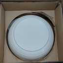 Amazon Basics Cast Iron Dutch Oven Pot with Lid, Enameled, Round, Dual Handles, Heavy-Duty, Large, 7.3-Quart, White