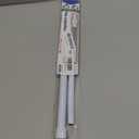 MEXAU 1Pcs Spring Tension Curtain Rod 26-39 inch Spring Tension Rods White Tension Rods Adjustable Spring Rod Extendable Tension Rod For Kitchen, Bathroom, Window, Bookshelf,Closet.