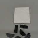 Maitys 48 Pcs Wooden Table Number Stands Wedding Table Name Holder Semicircular Design Place Card Holders with 48 Pcs Tented Cards for Retail Shop Wedding Party Events Decoration (Black)