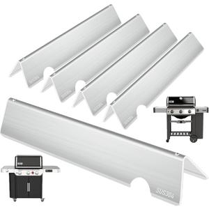 66032 GS4 Genesis 2 Flavorizer Bars for Weber 3 Burner GS4 Genesis II Replacement Parts Genesis II/LX 300 SER E310 E315 E335 S310,Genesis 300 (2022 YRS), Weber 67095 66795,17 1/8'' 304 Stainless Steel