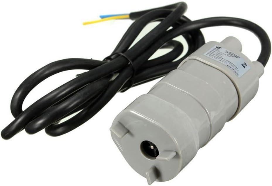 HiLetgo 5M High Head DC Water Pump Submersible Motor For Pond, Aquarium, Fish Tank Fountain 10L/Min 600L/H DC12V 1.2A