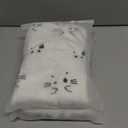 2 x Halloween Pillow Covers 18x18 inch Set of 2 White Cat Ghost Throw Pillow Cases Soft Plush Faux Fur Wool Couch Cushion Case for Home Decor Chair Sofa Bedroom Living Room (Cat Ghost)