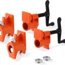 PONY ORIGINAL 2-Pack 50 Wood Gluing Pipe Clamp Fixture for 3/4 Inch Black Pipe