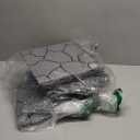 Pure Garden 12-Pack Polypropylene Interlocking Patio Deck Tiles - Weather-Resistant Outdoor Flooring for Balcony, Porch, and Garage (Gray)