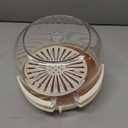 Fruit Washing Bowl with Strainer, 2-in-1 Berry Container for Fridge, Produce Storage Container with Drain Basket, Colander for Rice, Vegetables & Pasta, BPA Free (Large Size, Coffee Brown)