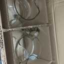 Libbey Acapulco Large Glass Pitcher Set of 2, 89 Oz, Clear, Tall Bubble Glass Pitchers with Handle, Modern Pitcher Set for Iced Tea, Punch, and More