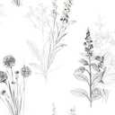 Manhattan Comfort NWAB42443 Woodbury Series Vinyl Floral Toile Design Large Wallpaper Roll, 20.5" W x 32.7'L, Gray/Beige/Black/Silver/White, 6 Pack
