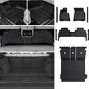 Floor Mats for BMW X5 G05 2019-2026, All Weather Floor Mats Trunk Cargo Liner with Backrest Protectors and Door Sill Guards Accessories, Full Coverage Set (Only Fit 5 Seats)