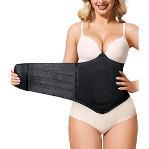 YERKOAD 360 Bbl Lipo Foam Ab Board Post Surgery Abdominal Compression Board Belly Lipo Wrap Recovery Waist Cincher, Size L