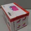 IDAODAN Electric Balloon Pump, Portable Electric Balloon Blower Machine Balloon Air Pump Dual Nozzle Rose Red 110V 600W Balloon Inflator for Party Decorations