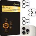 Ailun 3 Pack Camera Lens Protector for iPhone 15 Pro & iPhone 15 Pro Max,Tempered Glass,9H Hardness,Ultra HD,Anti-Scratch,Easy to Install,Case Friendly [Does not Affect Night Shots]