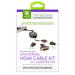 Cable HDMI Adapters | Mini HDMI, Micro HDMI, and DVI Adapters | Retractable Adapter HDMI Cable