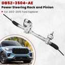 DB5Z-3504-AE Power Steering Rack and Pinion | Compatible with Ford Explorer 2013 2014 2015 EB53-3D070-AB DB53-3504-CK DB533D070 EB5Z3504A