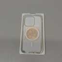 Miracase Magnetic for iPhone 15 Pro Case Full-Body Bumper Phone case with Built-in Glass Screen Protector& Camera Protector, [Compatible with MagSafe] Military Drop Proof 15 Pro Cover 6.1 inch,Clear