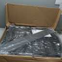 16 Panels No Dig Garden Fence with Gate, 32in x 38.6ft Decorative Dog Fence Outdoor for Yard, Tall Animal Barrier Fencing Rustproof Metal Garden Edging Border, Temporary Fencing for Outdoor, Patio