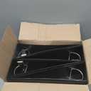 Avery Heavy-Duty View 3 Ring Binder, 2" One Touch Slant Rings, Holds 8.5" x 11" Paper, 4 Black Binders (79872)