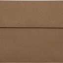 JAM PAPER A7 Premium Invitation Envelopes - 5 1/4 x 7 1/4 - Brown Kraft Paper Bag - 50/Pack