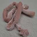 Kitsch Satin Heatless Curling Set  Heatless Curls Overnight with 34" Hair Curler & 2 Satin Scrunchies  Comfortable Hair Curlers to Sleep In for Frizz-Free, No Heat Damage Styling - Micro Dot