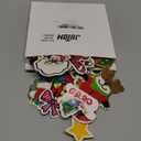 28 Pcs Christmas Iron on Patches Embroidered Sew Applique Repair Patch Glitters Chenille Patches Snowflakes, Santa Claus, Elk, Socks, Snowman for Christmas Clothing Hat Repair Decor DIY