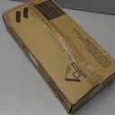 QEEIG Bathroom Floating Shelves for Wall - 15.7" Wall Mounted Shelf Over Toilet Farmhouse Home Decor Display Bookshelf Small 15.7 x 6.7 inch Set of 2, Black (008-40B)