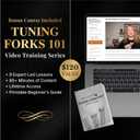 LOTS OF ZEN Tuning Forks for Healing Set (128Hz, 256Hz, 512Hz) Calibrated Weighted Tuning Forks with Video Course Included