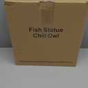 VVGIFTS Beach Coastal Decor Coral Reef Angelfish Home Office Desk Decor Sculpture Statue for Tabletop Shelf Bathroom Decoration Ornament Gift (Turquoise and Blue)