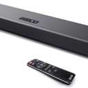 OXS S3 Sound Bars for TV, Home Theater Audio with Dynamic Bass, 3D Surround Sound System TV Sound Bar, TV Speakers, Bluetooth 5.0/Aux/Optical/Coaxial, 80-Watt, 3Eqs, Wall Mountable, Black