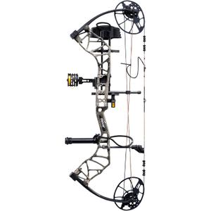 Bear Legit Maxx Ready to Hunt Compound Archery Bow, 70lb. Draw Weight, Right Hand, True Timber Strata/Black