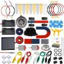 Delinx STEM Science Kit, Magnets Learning,Basic Circuit Learning,Fruit Battery Experiment,Green Alternative Energy Lab Kits, Physic Electricity Educational Project for Kids & Teens,Girls & Boys