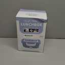 WisaKey Electric Lunch Box for Men/Women 80W Heated Lunch Box for Adults, 12V 24V 110V 220V Portable Food Warmer LunchBox Lonchera Elctrica Porttil with 304 Stainless Steel Container Christmas Gift (Light Blue)