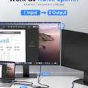 LENTION HDMI Switch 4K@60Hz,Hdmi Splitter,Bi-Directional HDMI Switcher,3-HDMI Switch Adapter with LED Indicator,2 Input 1 Output HDMI AB Switch,Compatible Xbox PS5/4/3 TV Box Fire Stick Roku(S32)