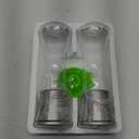 Home EC Premium Stainless Steel Sea Salt and Pepper Grinder Set of 2 - Adjustable Ceramic - Tall Glass Salt and Pepper Shakers - Kitchen Spice Mill W/Funnel & EBook