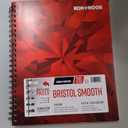 KohINoor 9" x 12" Bristol Smooth Bright White Paper Pad with In and Out Pages, 270 GSM, Side WireBound, 20 Sheets per Pad (26170411013)