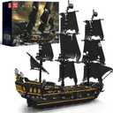 Mould King 13199 Pirates Ship Model Building Blocks Kits, MOC Large Black Pearl Sailboat Model Construction Set to Build, Gift for Age 14+/Adults Collections Enthusiasts (3180+ Pieces)