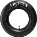 Heavy Duty 4.80-8/4.00-8 Inch Replacement Tire Inner Tube, 4.80/4.00-8 Innertube with TR87 Angled Valve for Wheelbarrows, Mowers, wagons and More for 4.80-8 4.00-8 480/400-8 Tires Pack of 1