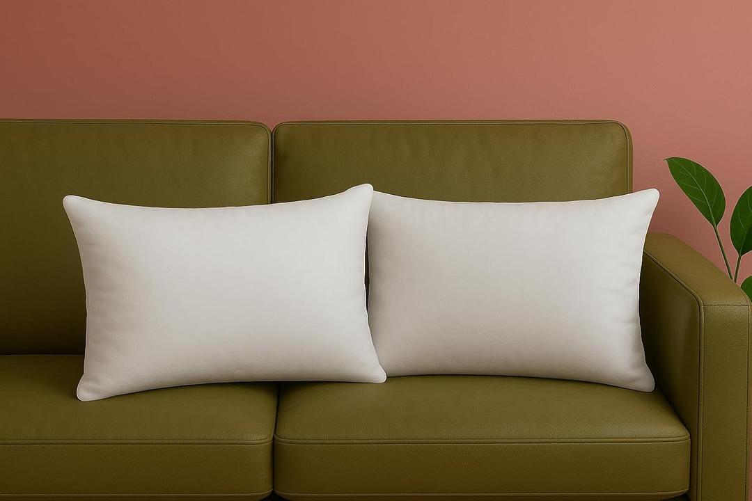 Trendy Home 12x20 Throw Pillow Insert (Pack of 2, White), Bed and Couch Pillows Stuffer Hypoallergenic, Lumbar Support Decorative Home Outdoor Pillow Filler (Non Woven, 2 Pack)