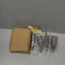 4PCS 2oz Clear Glass Dropper Bottles, Empty Leak-Proof Containers for Essential Oils, Beard Oils, Watercolor Paints & DIY Crafts