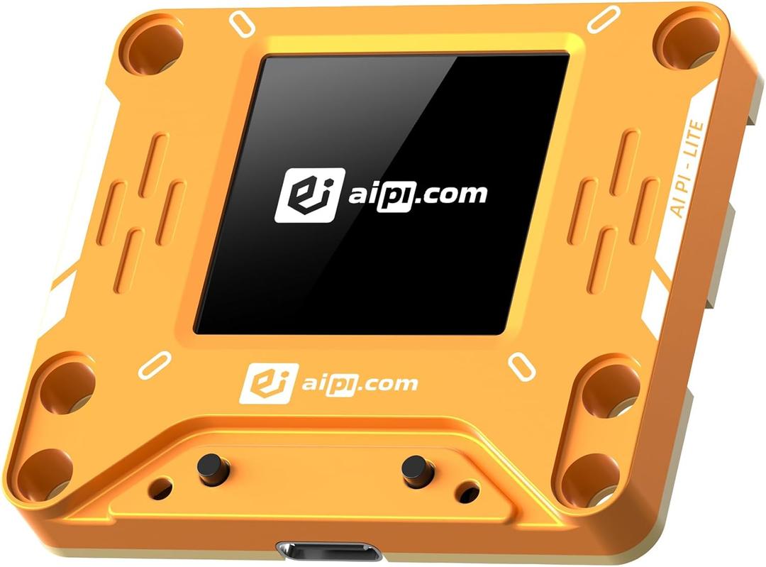 AIPI-Lite AI Robot, Smart Customizable Character with Voice Cloning, GPT Model Access, Memory Storage, and Real-Time Interactive Reactions (Orange)