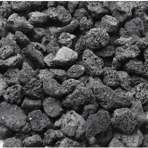 Skyflame 3/8" to 3/4" Natural Stones Lava Rock Granules for Gas Fire Pit | Fireplace | Gas Log Set | Garden Landscaping Decoration | Cultivation of Potted Plants | Indoor Outdoor Use, 5-lb Bag (Black)