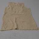ANRABESS Womens Swimsuit Cover Up Sleeveless Knit 2025 Summer Outfits Swimwear Bathing Suit Coverup Crochet Beach Dress (Medium, Apricot)