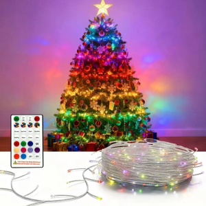 Fairy Lights 9.8FT 120LED, Battery Operated Firecracker 9.8ft