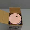 Grow Forward Bamboo Kids Cups with Lids and Straws - 10oz Drinking Cups for Kids with Childproof Twist Lids & Silicone Straws - Eco Friendly, BPA Free, Non Toxic & Dishwasher Safe - Floral