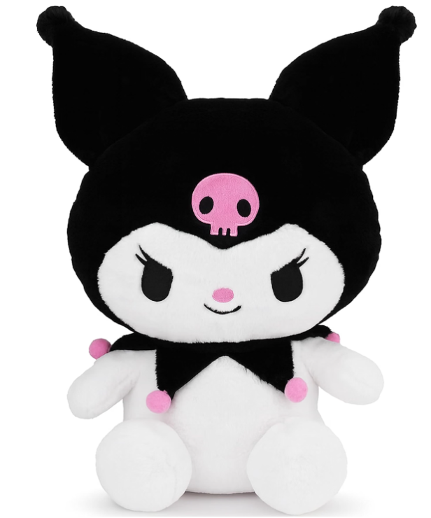 juju Black Kawaii Plush (28 in) - Cute Stuffed Animal Kawaii Plushies - Peluche Big Stuffed Animals Plushie - Peluches Grandes Cute Plushies - Cool Stuff Plush - Plushy (Hpy)