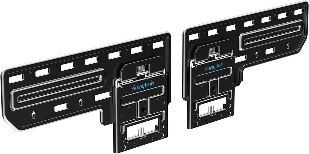 Ultra Slim TV Wall Mount - 42 to 100 inch Flat & Frame TV, Low Profile 0.31' Micro Gap, Holds up to 176 lbs, Blends in Any Interior