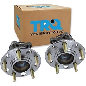 TRQ 1 Piece Rear Wheel Bearing & Hub Assembly Set with ABS Sensor Compatible with 2015-2019 Hyundai Sonata 2016-2021 Tucson 2019-2022 Veloster N 2017-2020 Kia Cadenza 2016-2020 Optima 2017-2021 Sport