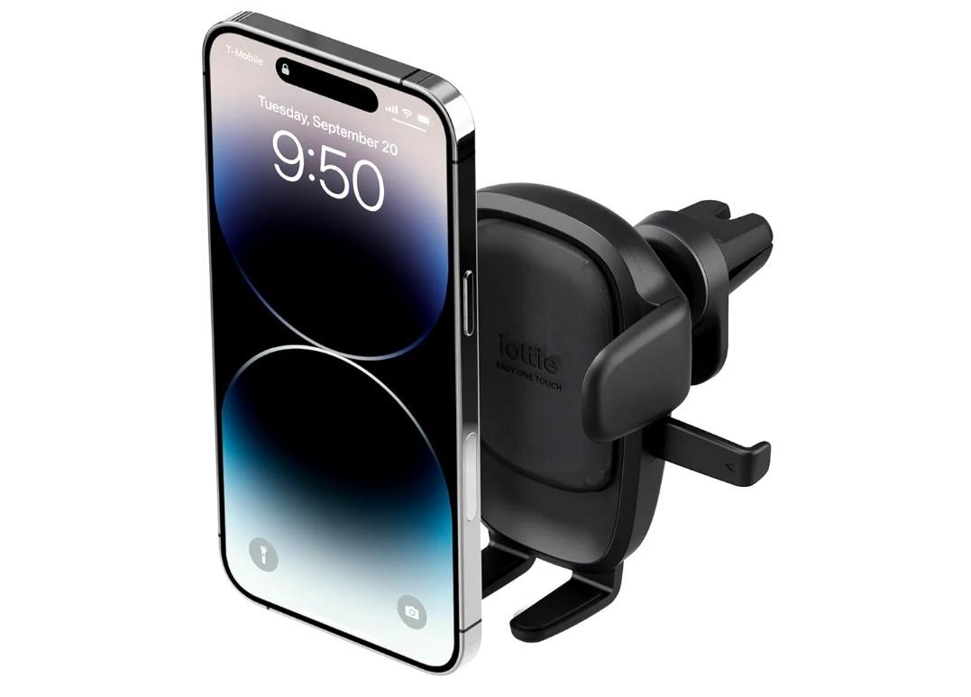 iOttie Easy One Touch Advanced Air Vent Car Phone Mount - Universal Cell Phone Holder for iPhone, Google, Samsung, Moto, LG, and All Other Smartphon