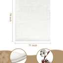 PLANTIONAL Natural Cotton Batting for Quilts: 71-Inch x 79-Inch Light Weight Purely Natural All Season Quilt Batting for Quilts, Craft and Wearable Art