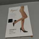 Women's Sheer Tights Pantyhose Lightweight, Comfortable, 20 Den - 3 Pairs (Black, S)